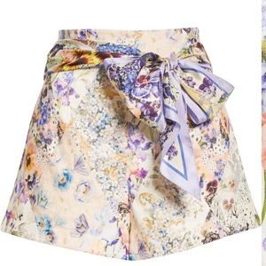 Zimmermann mixed floral shorts